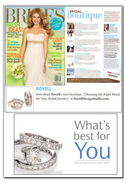 "Choosing the Right Metal for Your Bridal Jewelry" - a free brochure.