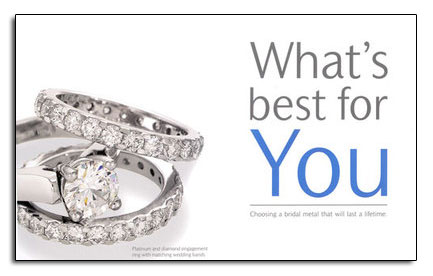 "Choosing the Right Metal for Your Bridal Jewelry" - a free brochure.