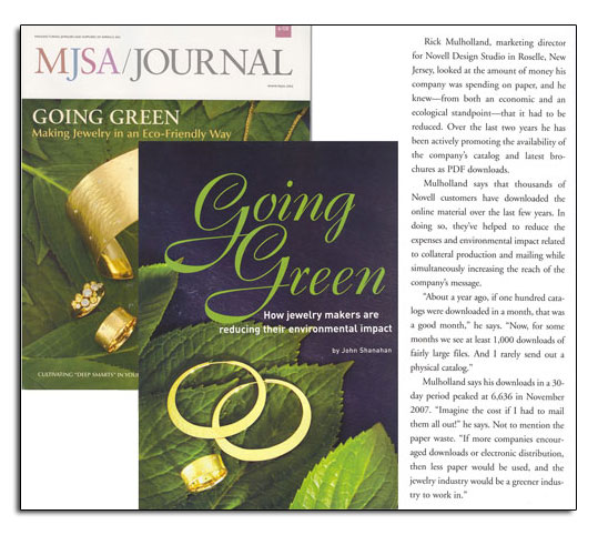 Novell's Rick Mulhholand talks to MJSA about Novell's green marketing efforts.