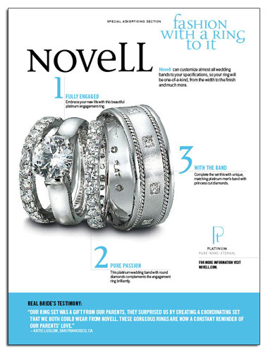 Classic platinum wedding bands from novell share and enjoy