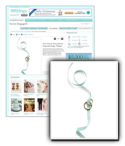 MarthaStewartWeddingscom recently featured N 39Oval wedding bands by Novell