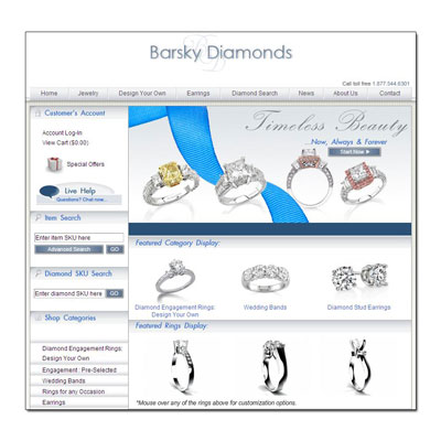 Buy Novell wedding rings at Barsky Diamonds.