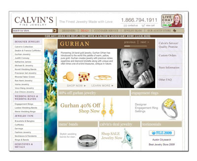 Buy Novell wedding bands at Calvin's Fine Jewelers in Austin.