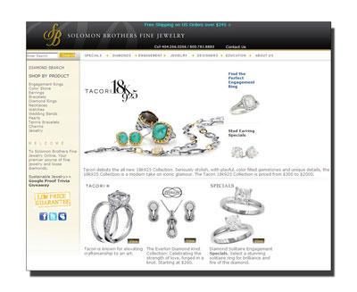 Buy Novell wedding bands at Solomon Brothers.