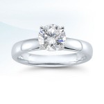 Platinum engagement ring