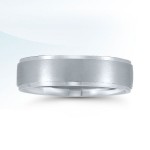 Classic platinum wedding band