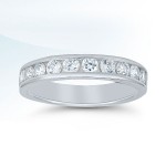 Diamond wedding band