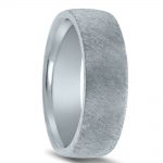 Wedding ring finish - knife satin