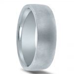 Wedding ring finish - light satin