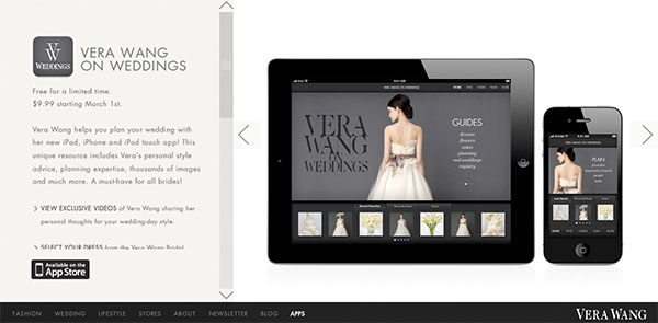 Vera Wang Wedding App