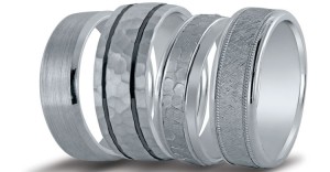 Novell palladium wedding bands