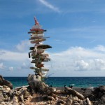 Ocean and sky view in Bonaire - one of the nicest honeymoon destinations.