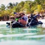 Scuba diving at Harbour Village in Bonaire.