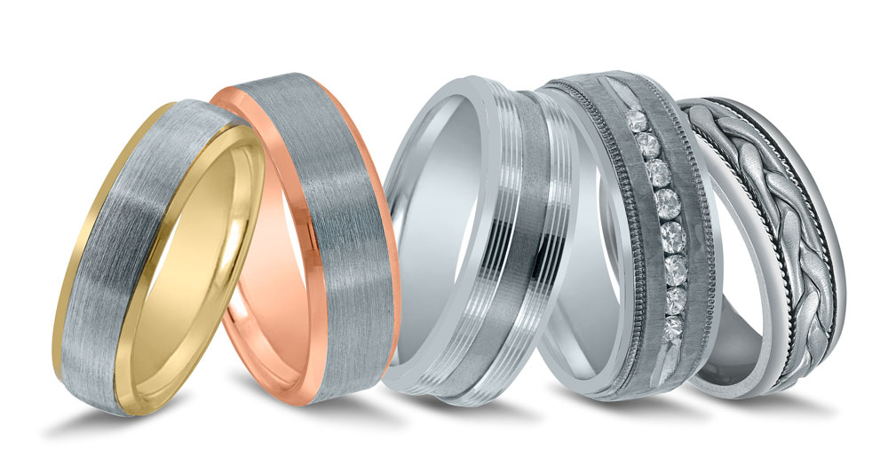 Novell wedding bands at Barmakian Jewelers