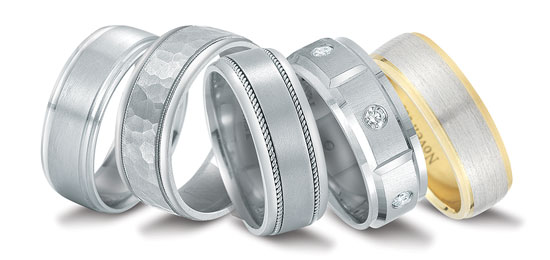 Wedding bands at Steve Quick Jeweler