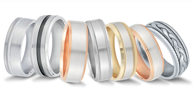 Novell wedding bands at Razny Jewelers