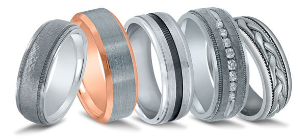 Novell wedding bands for men