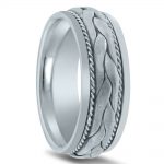 Braided wedding band