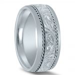 Engraved wedding band