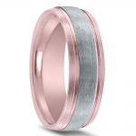 Wedding band with edges