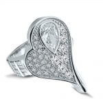 Heart shaped ring