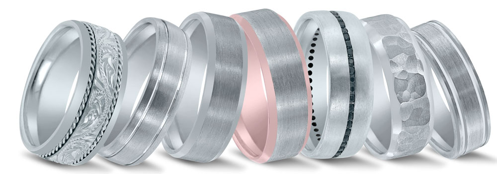 Novell wedding bands at Global DIamonds in Jacksonville