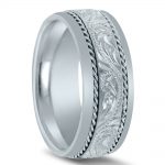 N03091 - engraved wedding band