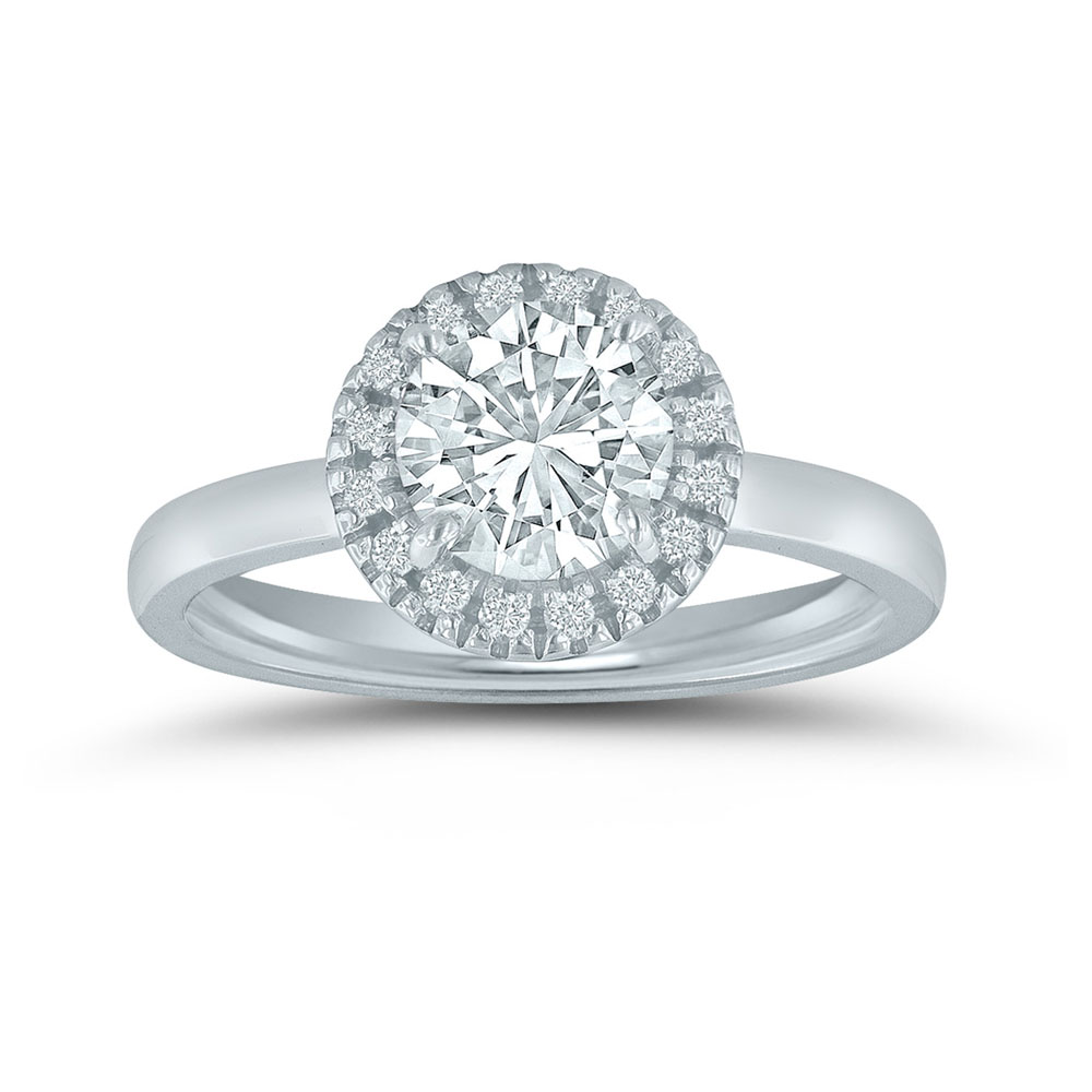 Lieberfarb semi-mount engagement ring ED70304