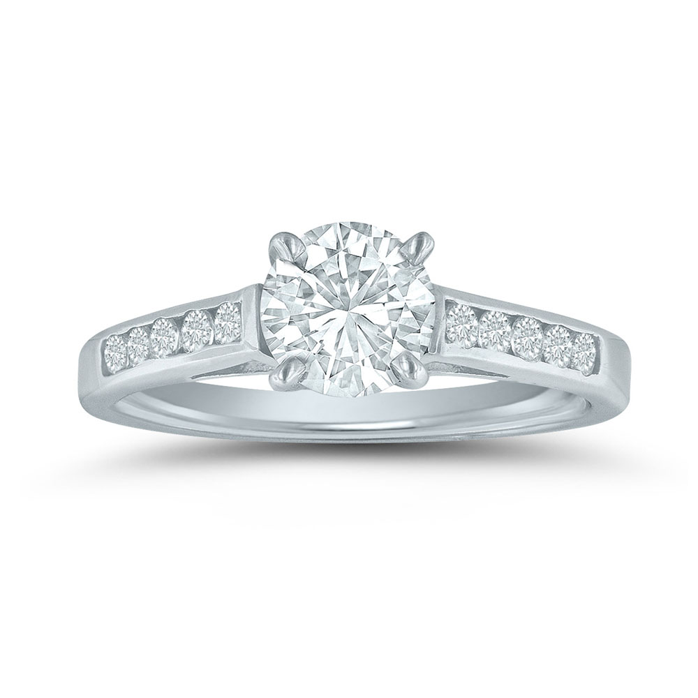 Lieberfarb semi-mount engagement ring ED70484