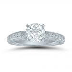 Lieberfarb semi-mount engagement ring ED70737