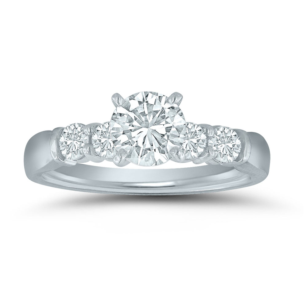 Lieberfarb semi-mount engagement ring ED70774