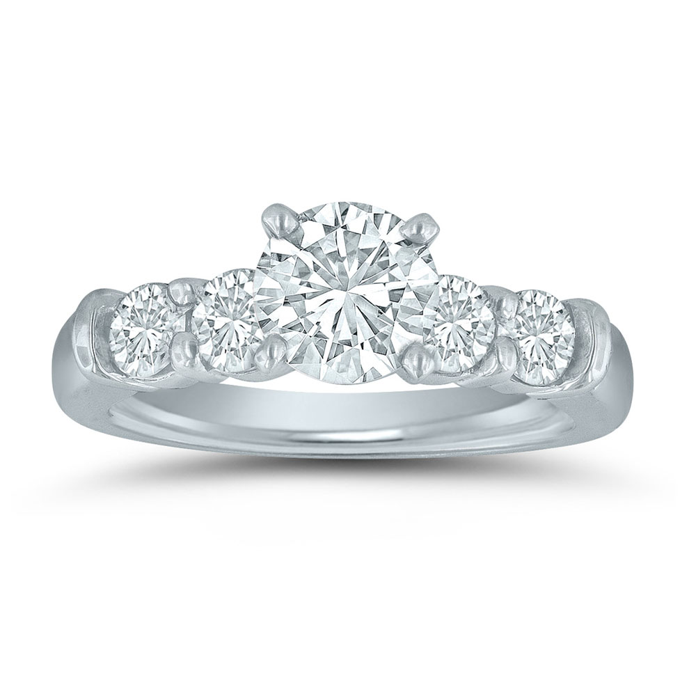 Lieberfarb semi-mount engagement ring ED70775