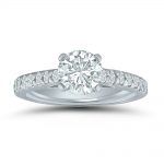 Lieberfarb semi-mount engagement ring ED70817