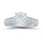 Lieberfarb semi-mount engagement ring ED70856