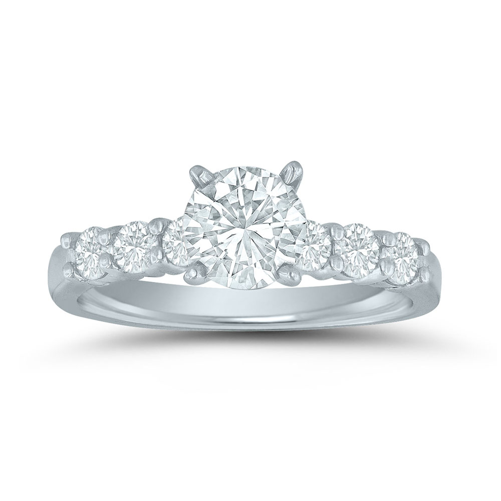 Lieberfarb semi-mount engagement ring ED70885