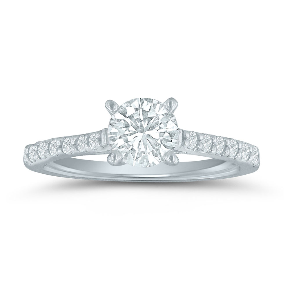 Lieberfarb semi-mount engagement ring ED70953