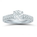 Lieberfarb semi-mount engagement ring ED70978