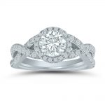 Lieberfarb semi-mount engagement ring ED71044