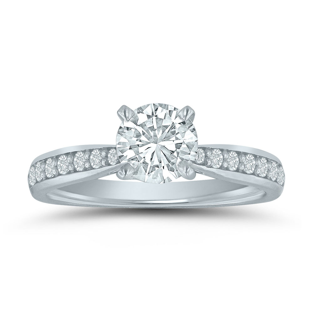 Lieberfarb semi-mount engagement ring ED71193