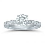 Lieberfarb semi-mount engagement ring ED71835