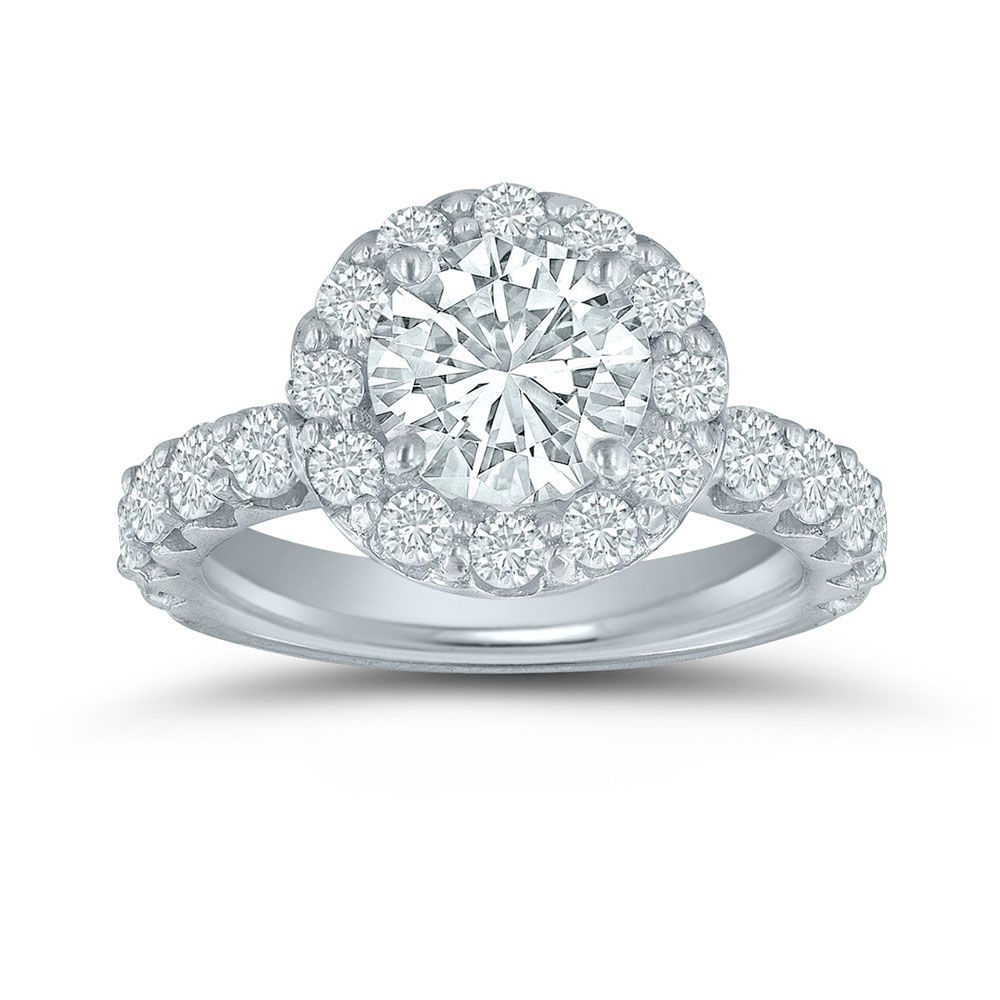 Lieberfarb semi-mount engagement ring ED76906