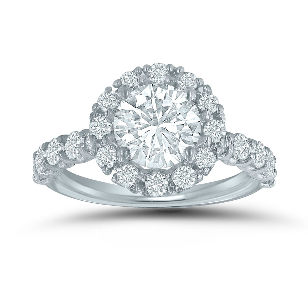 Lieberfarb semi-mount engagement ring ED77833