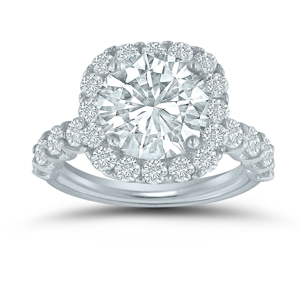 Lieberfarb semi-mount engagement ring ED77836