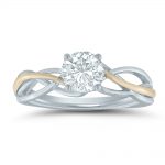 Lieberfarb semi-mount engagement ring