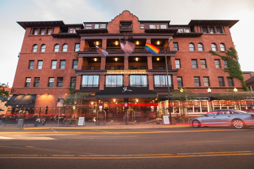 Hotel Boulderado - check out the outside.