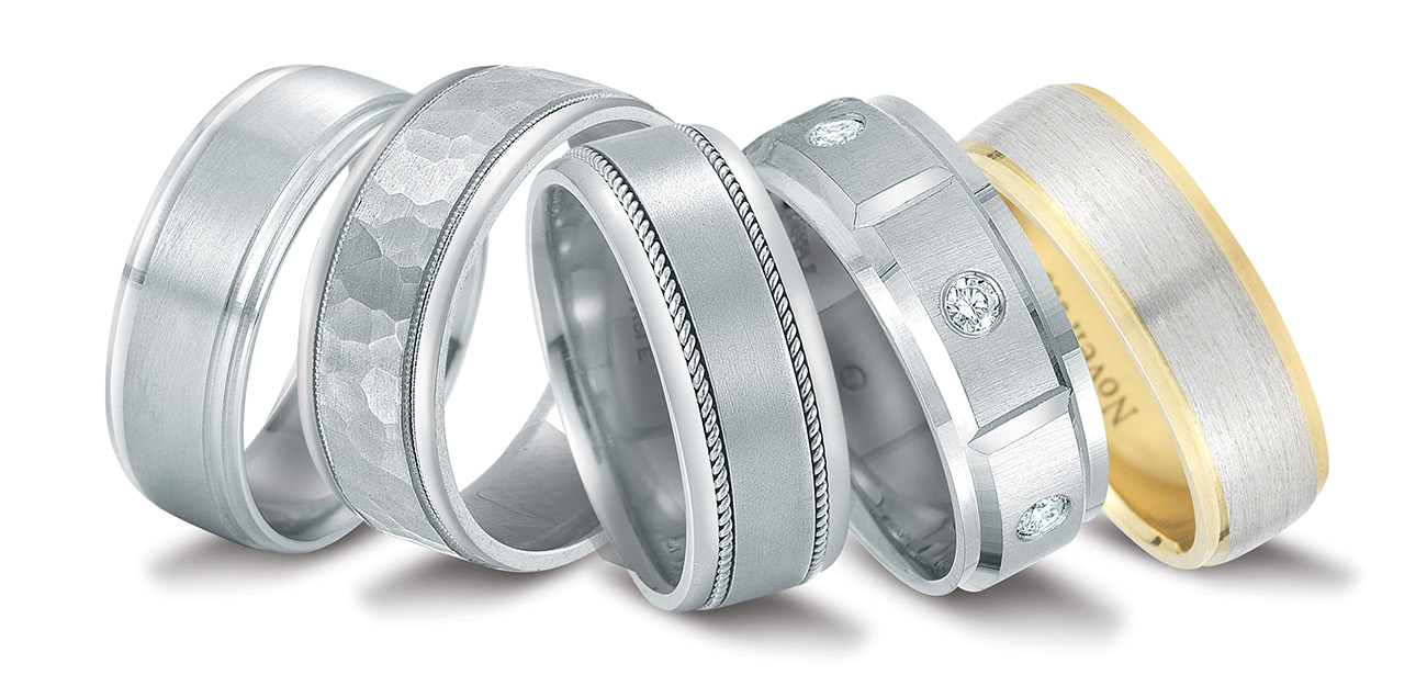 Novell wedding bands available at Diamonds Direct in Charleston, SC.