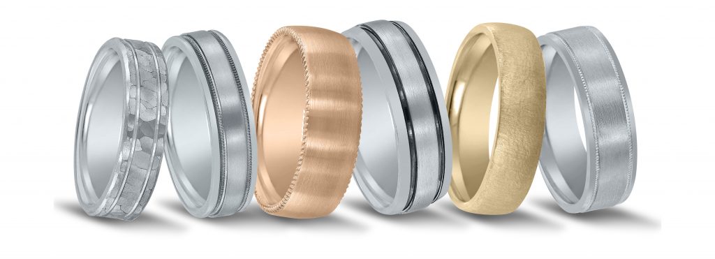 San Antonio wedding bands - available in platinum, palladium or gold.