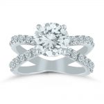 Custom engagement ring by Novell's Custom Shop.