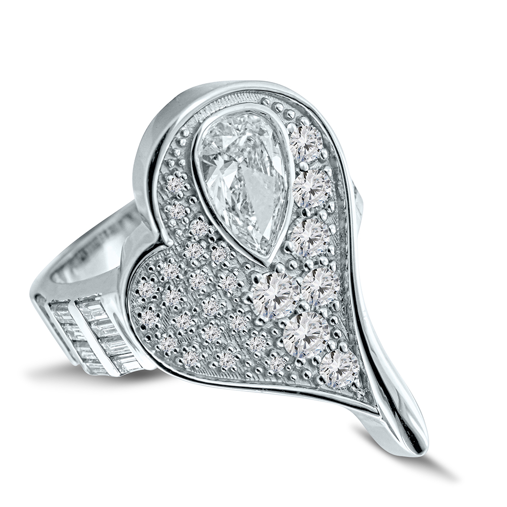 Custom engagement ring by Novell's Custom Shop.