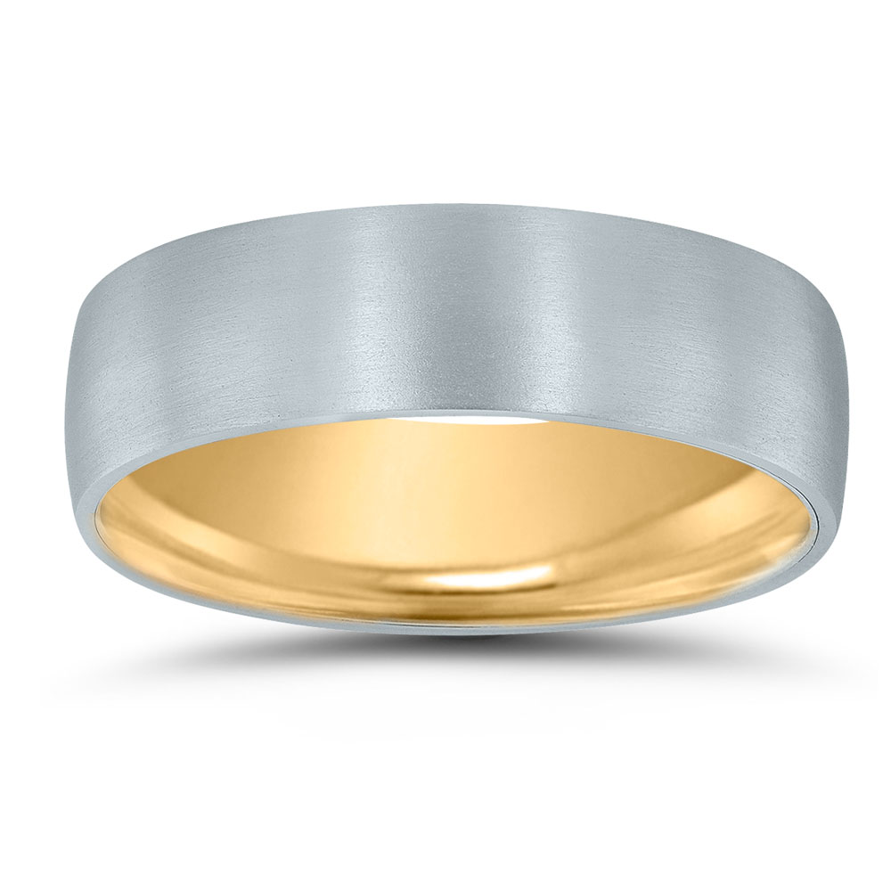 Inside-out wedding band by Novell.